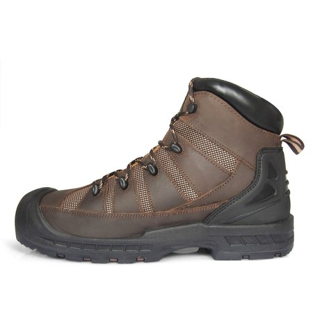 Lfc, Llc Genuine Grip® S Fellas® Men's Trekker Composite Toe Puncture Resistant Boots Sz 10.5M Brn 6300-10.5M